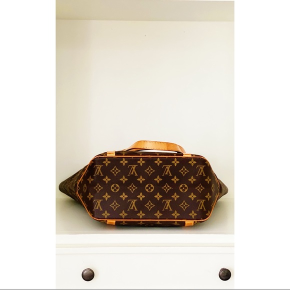 Louis Vuitton Monogram Sac Shopping Tote Bag MM - Picture 8 of 16